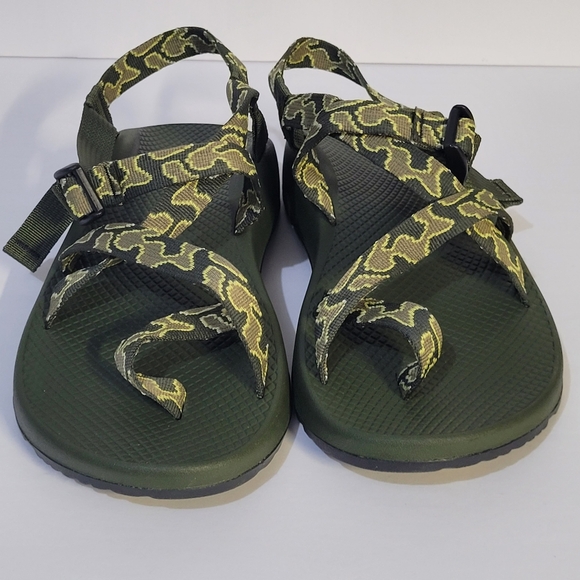 Chaco Men's Z/2 Green Camo Sandals - Picture 7 of 11